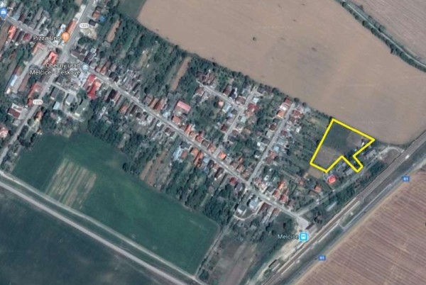 Situácia na mape Melčice II